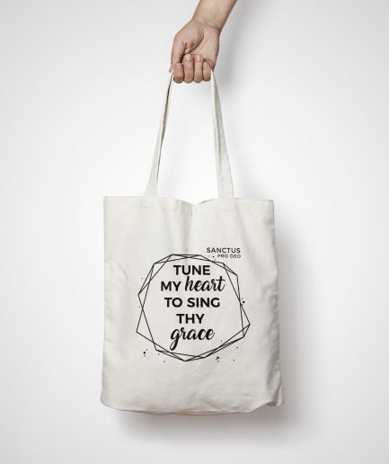 GEANTĂ TOTE BAG "TUNE MY HEART"