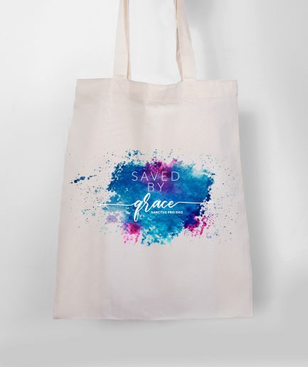 GEANTĂ TOTE BAG "SAVED BY GRACE"