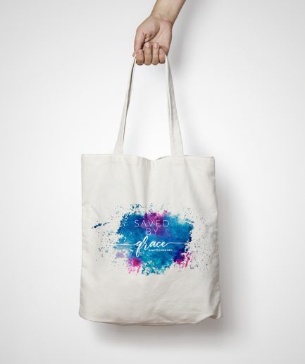 GEANTĂ TOTE BAG "SAVED BY GRACE"