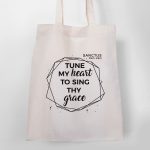 GEANTĂ TOTE BAG "TUNE MY HEART"